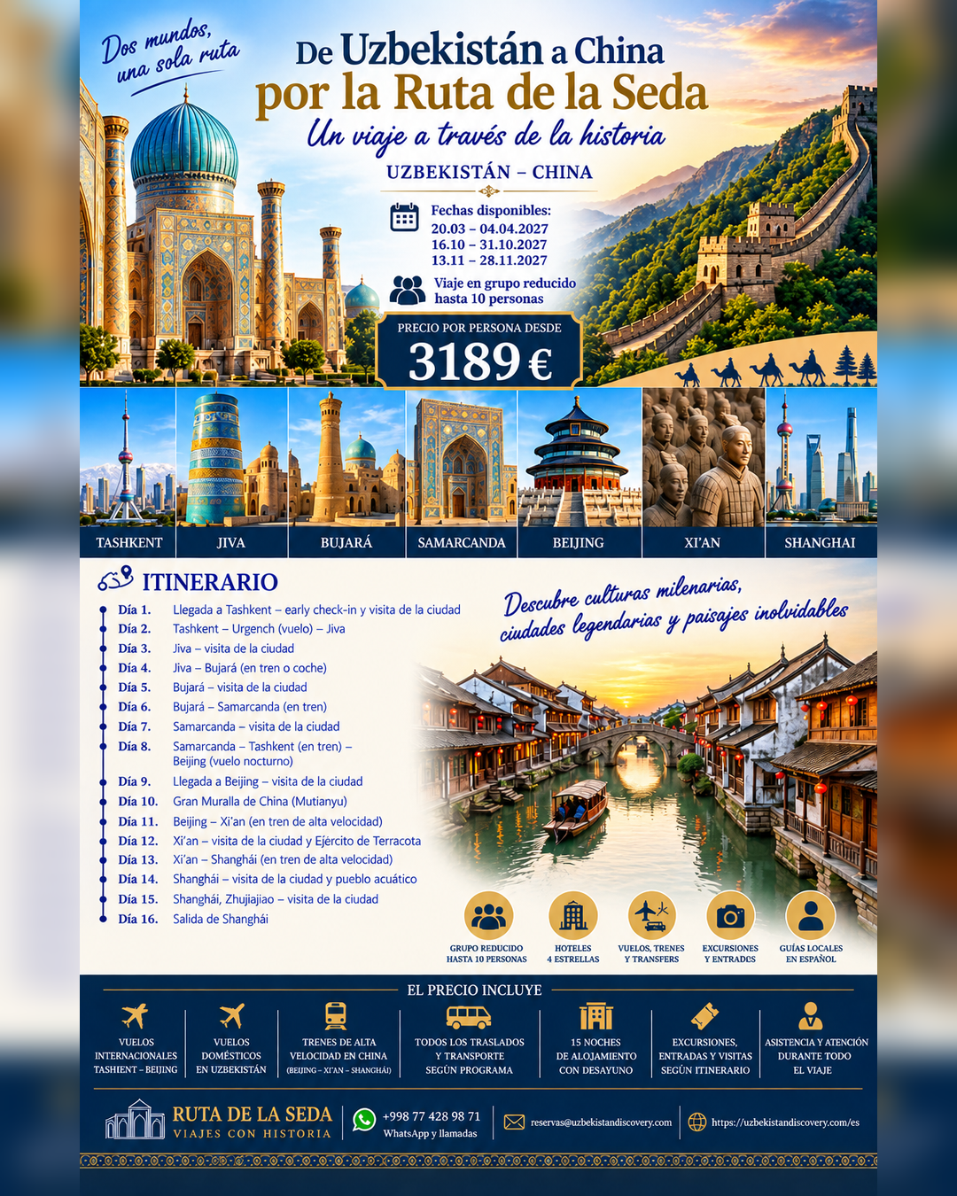 DE UZBEKISTÁN A CHINA POR LA RUTA DE LA SEDA ✨